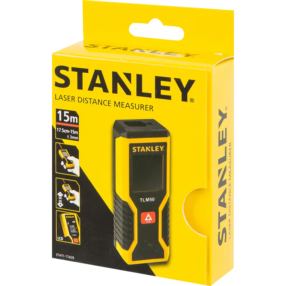Дальномер лазерный Stanley TLM 50, до 15 м 82007744 STLM-2188026  - Вид №3