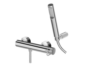 Смеситель для душа с 2 отверстиями и ручным душем