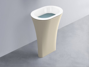 AMLA65-BL+AMPILO-PL+AMCOLO-LN Раковина Amedeo Ovale отдельностоящая cielo Enjoy + Amedeo