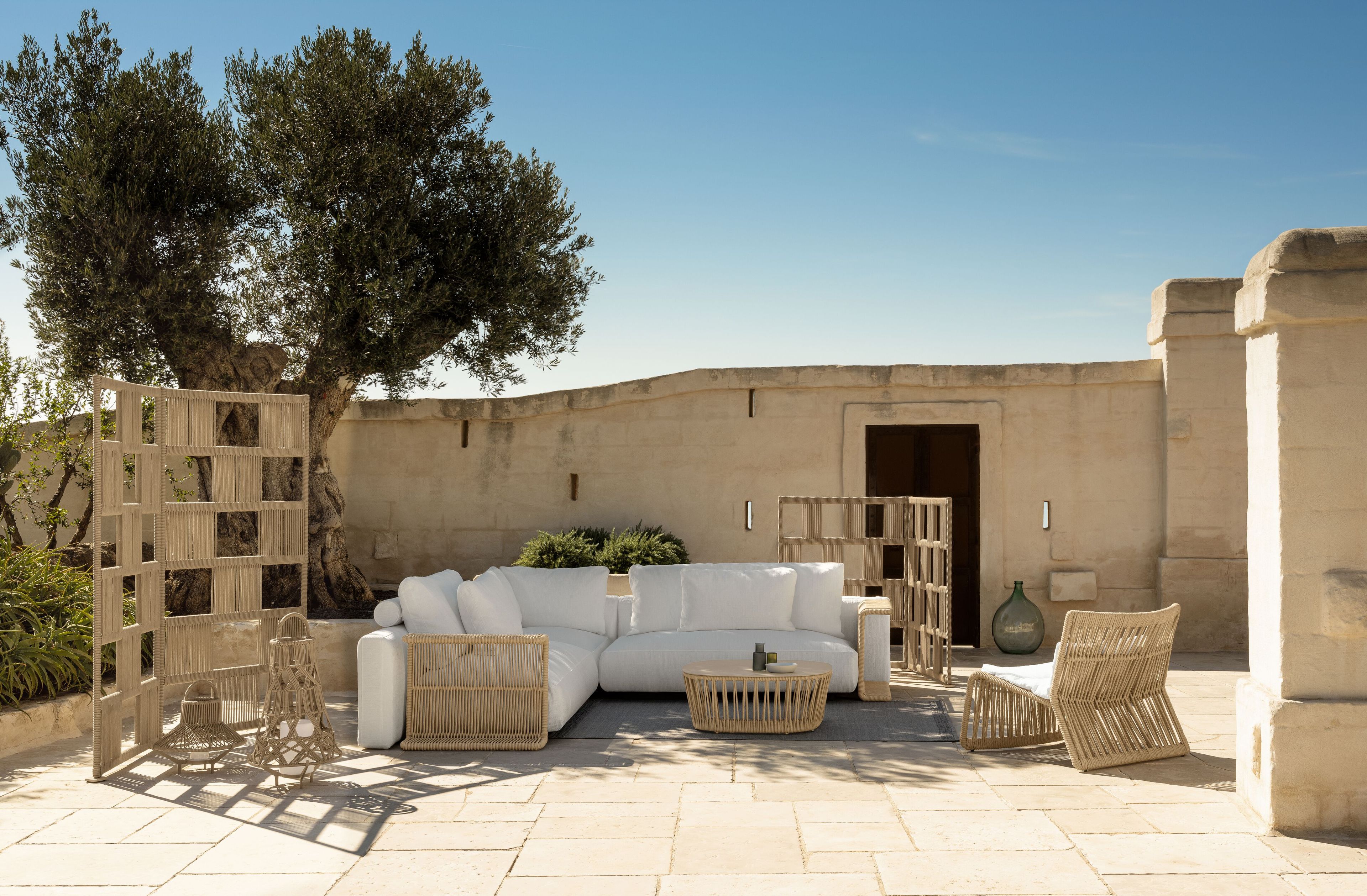 Садовый диван с полуостровом Talenti Cliff Decò ARCH-00087599 - Вид №4