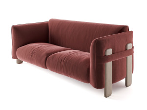 Съемный диван из ткани