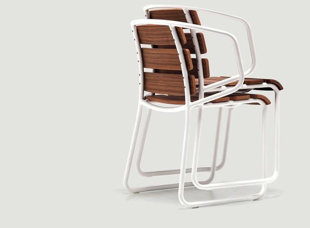 Very Wood Штабелируемый садовый стул из тикового дерева Lido out sun-id-1347594 - Вид №7