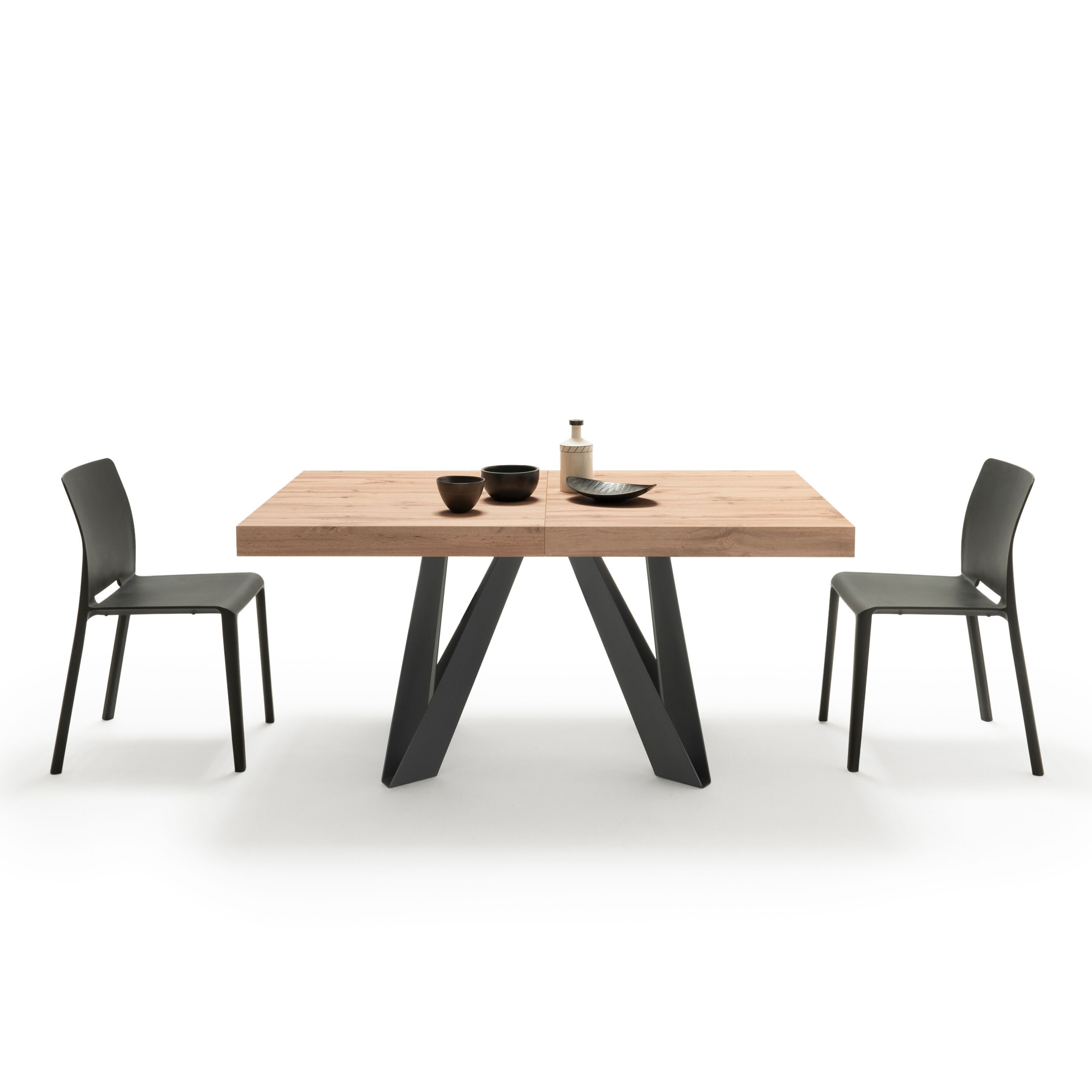 Выдвижной прямоугольный стол из железа с меламиновой столешницей Mobili Fiver ROMINA ARCH-00069646 - Вид №85