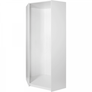 82368929 Каркас шкафа угловой Лион 854x2322x854 ЛДСП цвет белый