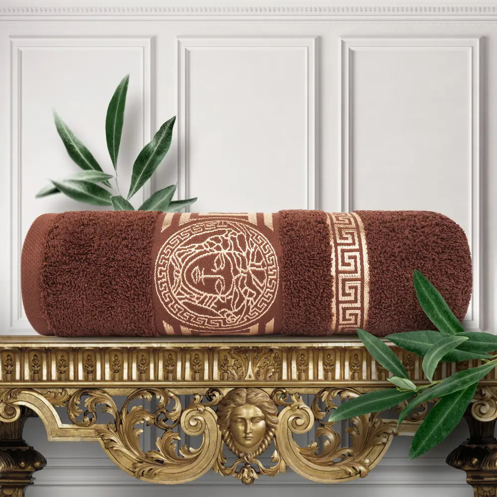 91746849 Полотенце Eleganta ave922621 Pandora для ванной 30x50 см коричневый STLM-0979355