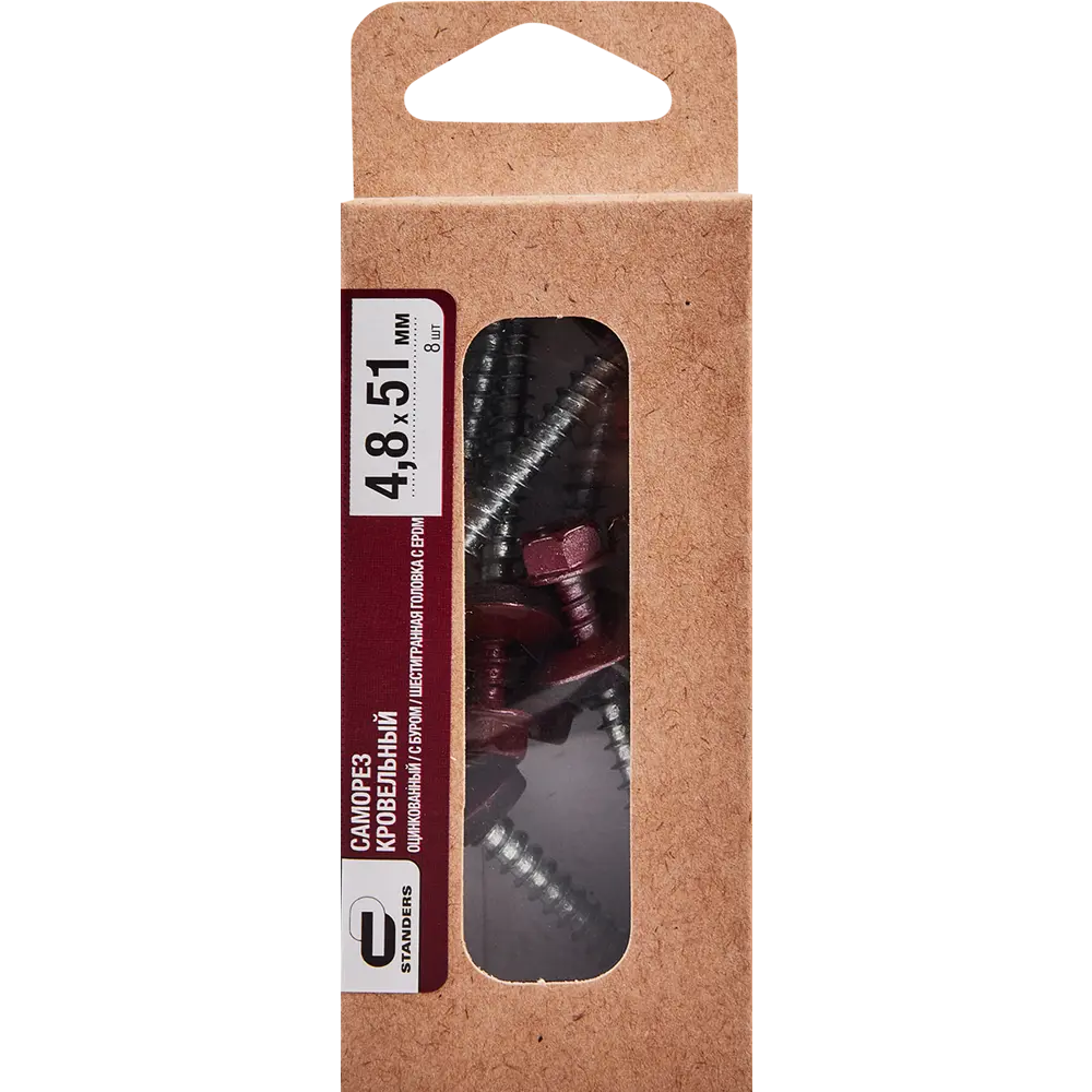 Кровельные саморезы Standers с буром для металлочерепицы и профнастила 89213031 STLM-1514869 - Вид №3
