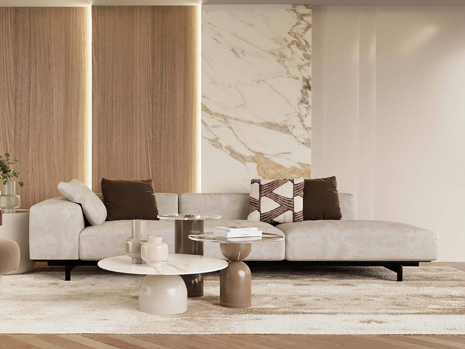 4-местный тканевый диван ANA ROQUE INTERIORS ARCH-00027007 - Вид №2