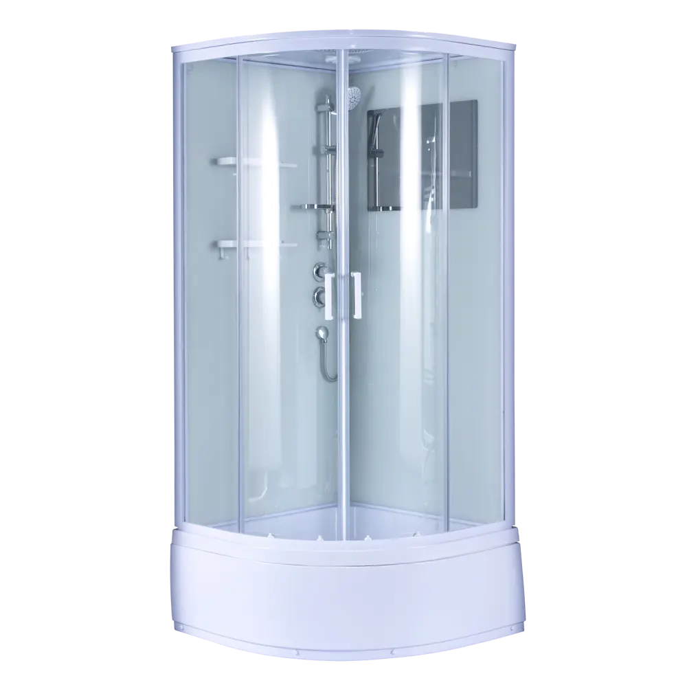 Душевая кабина Мари 1/4 высокий поддон 90x90 см Santreyd STLM-2097183 - Вид №1