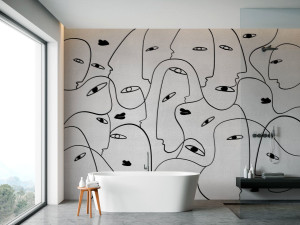 Рулонные гипсовые обои