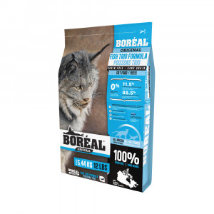 ПР0058947 Корм для кошек Original для всех пород 3 вида рыбы сух. 5,44кг Boreal