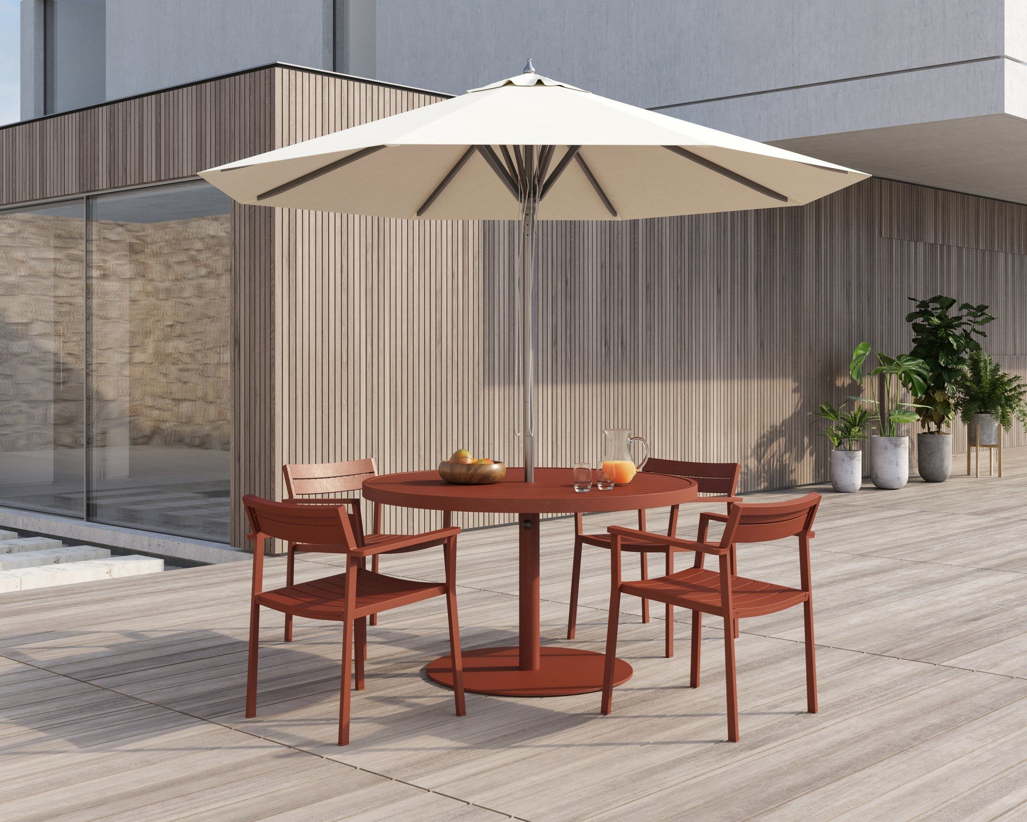 Алюминиевый круглый стол с порошковым покрытием Case Eos ARCH-00010676 - Вид №3