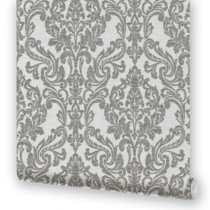 Обои бумажные Московская Обойная Фабрика Эрмитаж серые 0.53 м 237912-2