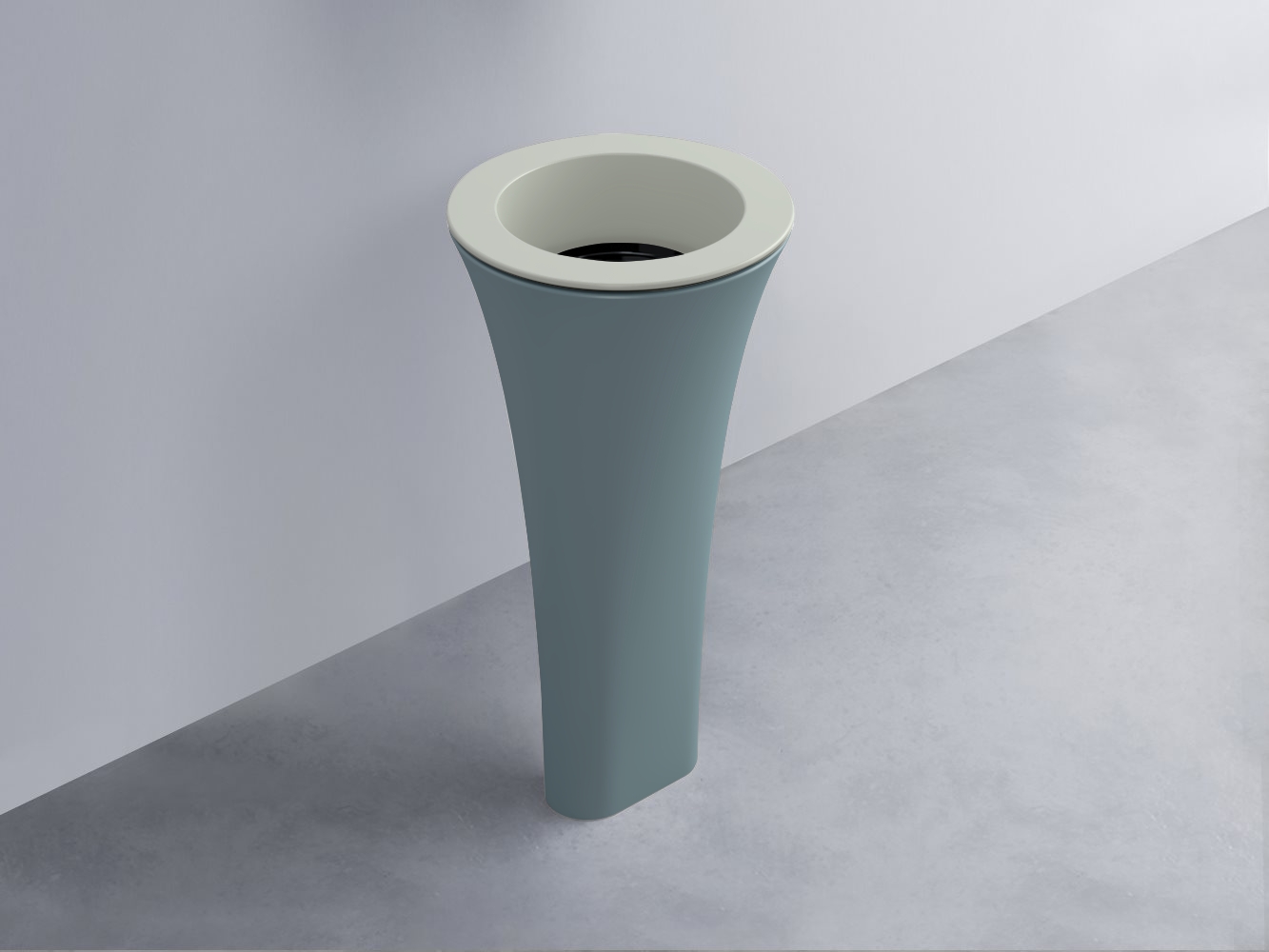 AMLA45-PM+AMPILT-N+AMCOLT-PL Раковина Amedeo Tondo отдельностоящая cielo Enjoy + Amedeo Ceramica Cielo