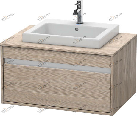 KT679403131 Ketho Тумбочка подвесная Сосна серебристая, декор Duravit