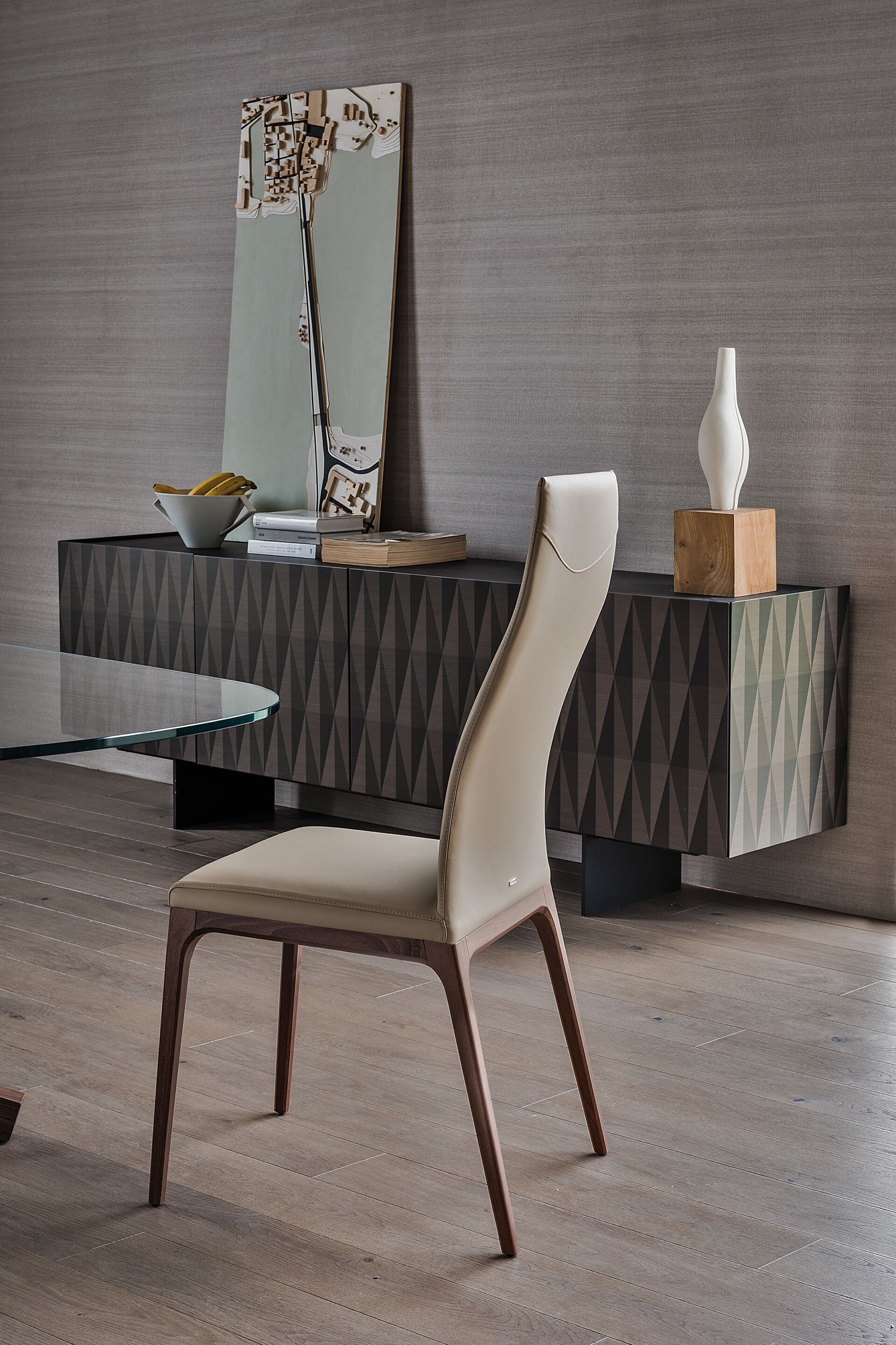 Кожаный мягкий стул Cattelan italia Аркадия ARCH-00056732 - Вид №6