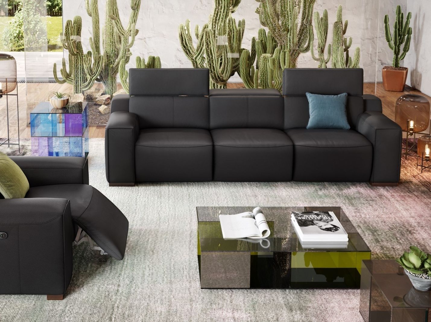 3-местный кожаный диван Sofanella LORETO XXL ARCH-00137123 - Вид №5