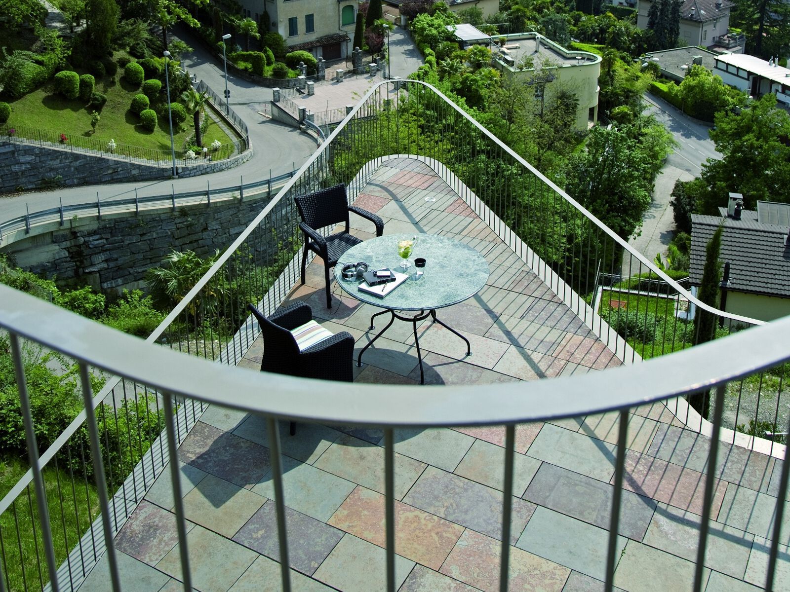 Мраморный круглый садовый стол LAMBERT PROVENCE ARCH-00131086 - Вид №7