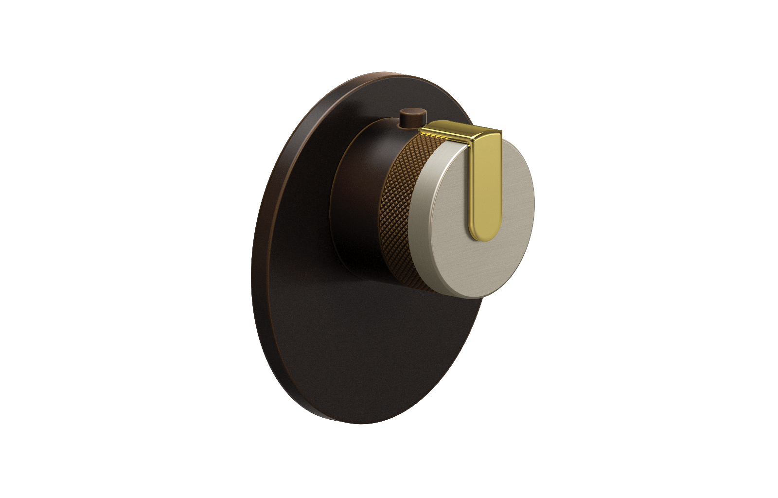 E-8027-R1SN-L1AU-OB-T Термостатический переключатель 3/4-Внешняя часть GRAFF MOD+