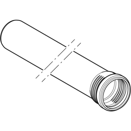 393.406.14.1 Труба Geberit Silent-Pro с раструбной муфтой Geberit  - Вид №1