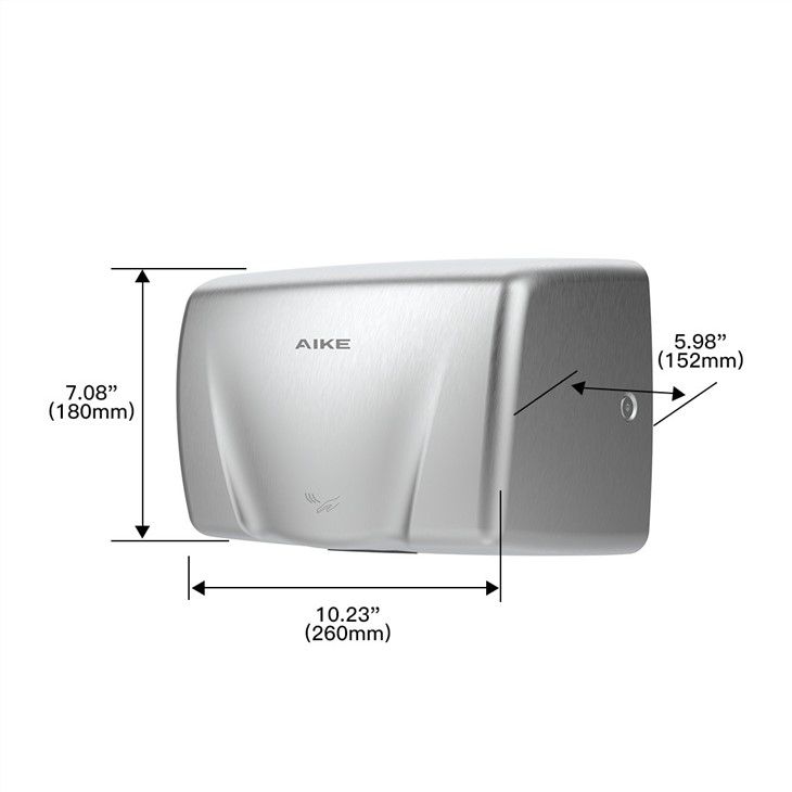 Сушилка для рук из нержавеющей стали AIKE AK2803A_869  - Вид №4