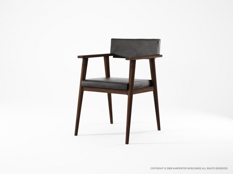 129_310 Кресло с кожей Karpenter Vintage - Вид №1