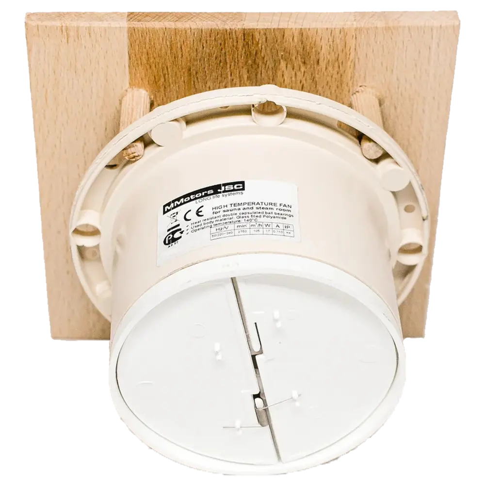 Вентилятор вытяжной для сауны Ø100 ММST100/105 02 с клапаном MMOTORS STLM-2209592 - Вид №2