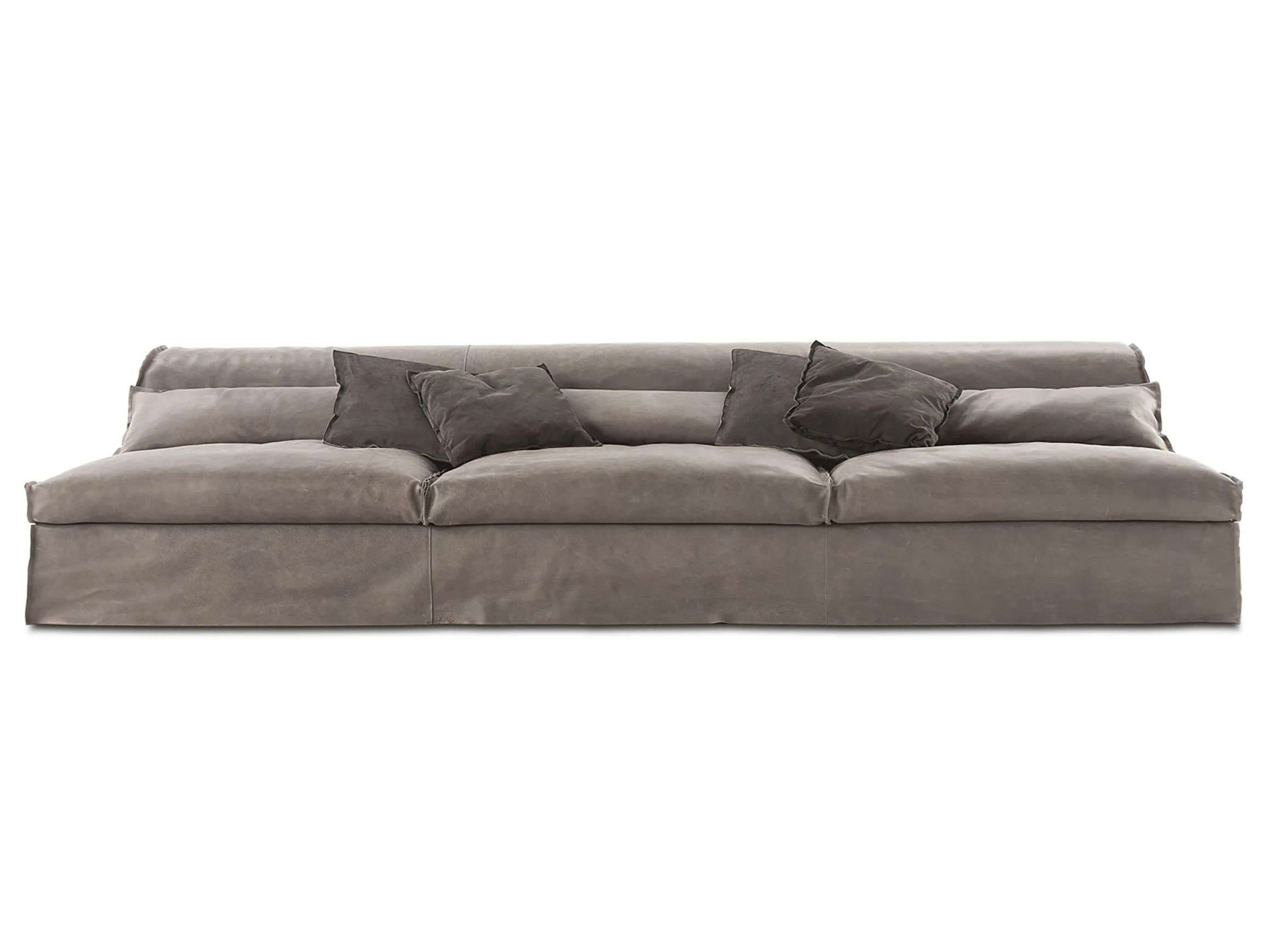 Кожаный линейный диван Baxter Housse ARCH-00110982