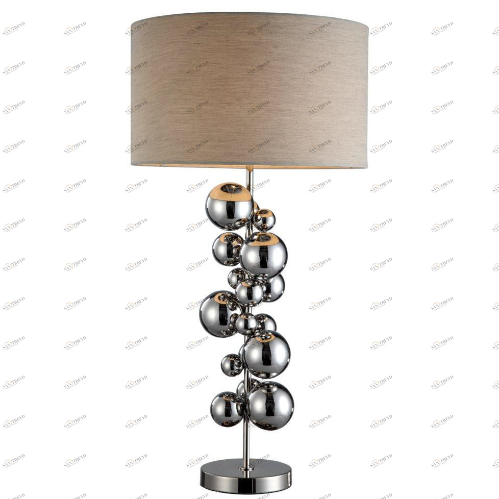 Настольная лампа Ball от RVAstley 5559 RVASTLEY ИНТЕРЬЕРНЫЕ 061914 Бежевый;хром 