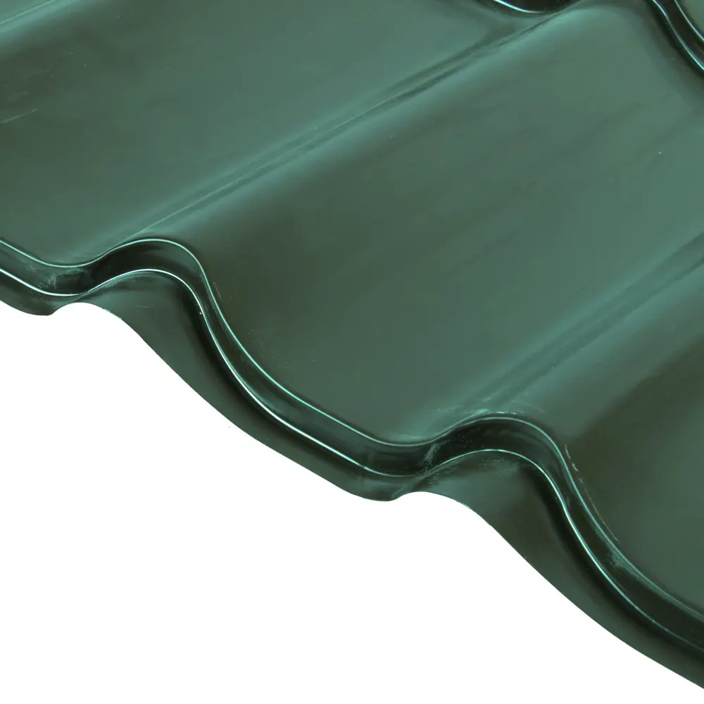 Металлочерепица 0.5 мм ГОСТ 470x1180 мм RAL 6005 зеленый Grand Line STLM-2044145 - Вид №1