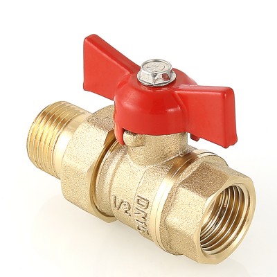 VT.127.G.04 Кран шаровой «СТАНДАРТ» с полусгоном Valtec 1/2"  - Вид №1