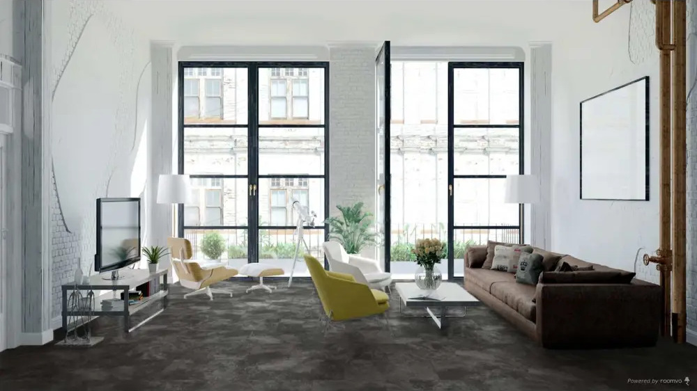 91001616 SPC плитка TheFloor Stone Lavarosa 33 класс толщина 6 мм 1.92 м², цена за упаковку STLM-0433446