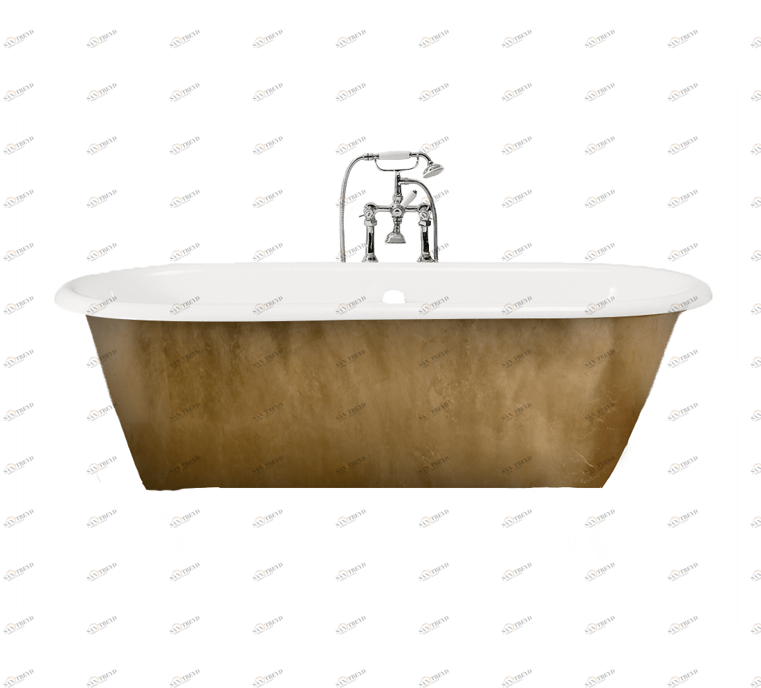 Gentry Home Bexley Cast iron bathtubs with feet Сусальное золото GH103030 