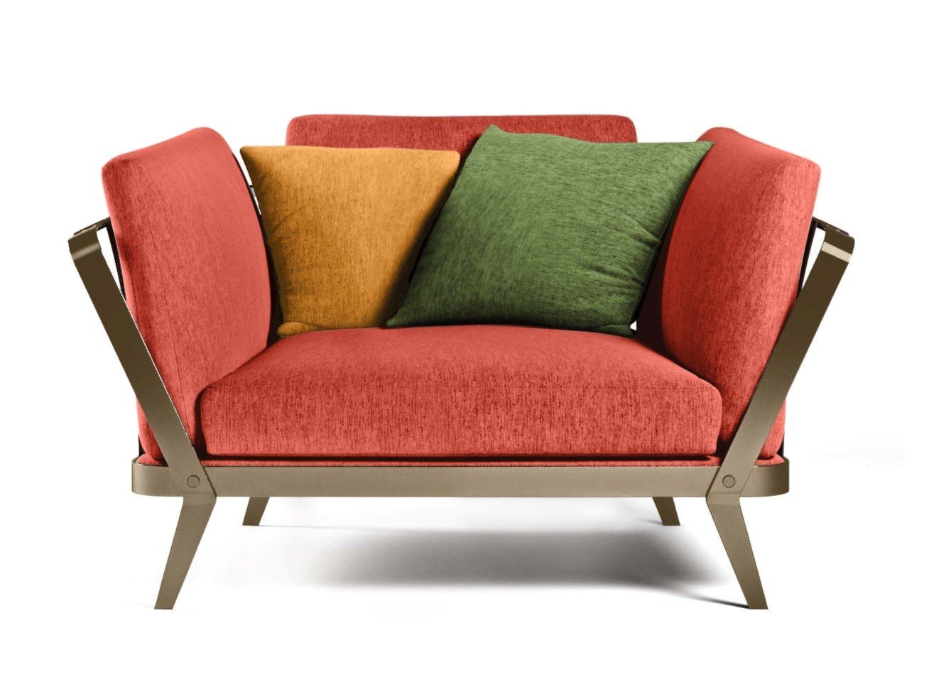 Тканевое садовое кресло с подлокотниками Formitalia Цезарь ARCH-00110769