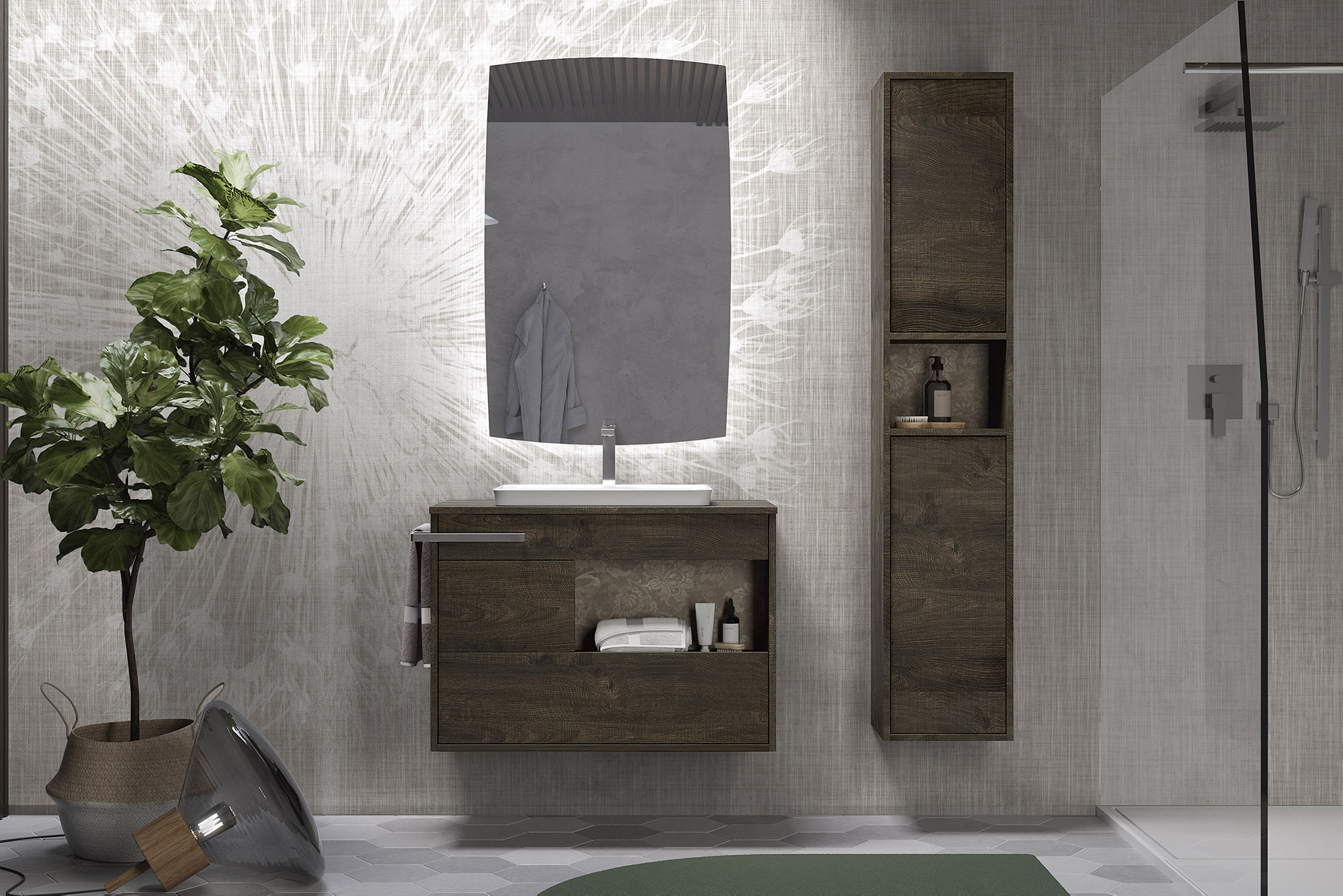 Lume 03 Mastella  Lume  Комплект мебели для ванной 