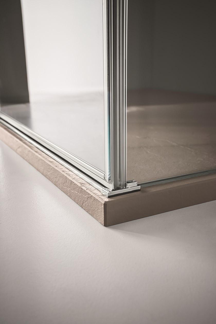 ARBLU Душевой уголок угловой с распашной дверцей Dedalo sun-id-1424205 - Вид №5