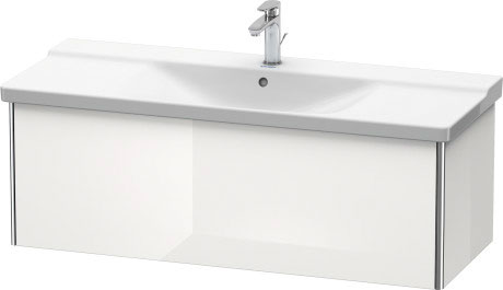 XS408309292 Тумбочка подвесная XSquare #XS4083 1210 x 473 мм Каменно-серый шелковисто-матовый лак Duravit - Вид №2