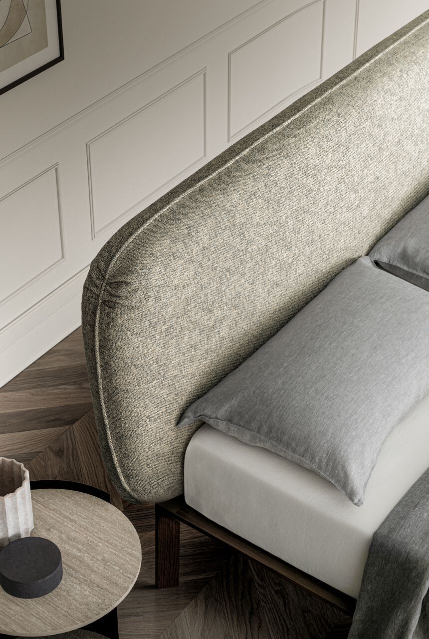 Двуспальная кровать с мягким изголовьем Santalucia Mobili ANDER ARCH-00011754 - Вид №1