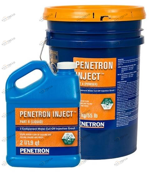 PENETRON ITALIA Закачка двухкомпонентного кристаллического реакционного цемента sun-id-1345973