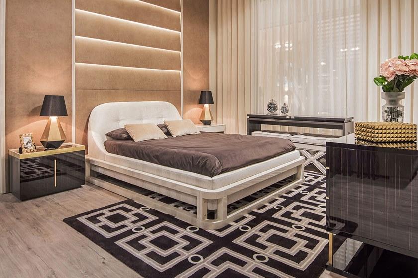 Stylish Club Прямоугольная тумбочка из фанерованной древесины с ящиками Kensington Scf.k16 - Вид №3