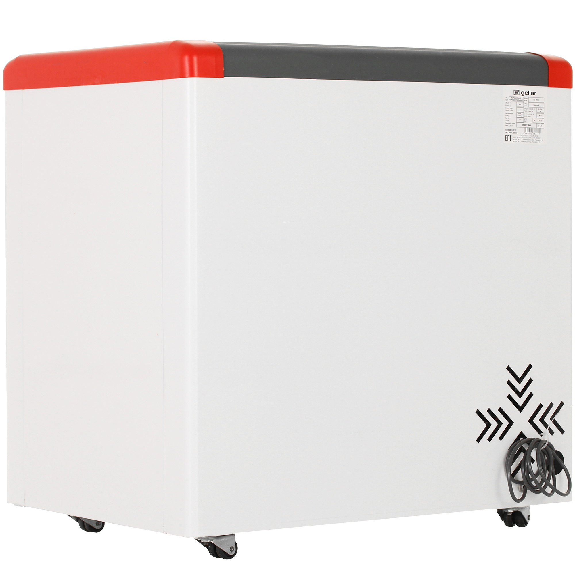 1229574 Морозильный ларь Frostor Gellar FG 250 C белый, красный STDN-0048634 - Вид №3