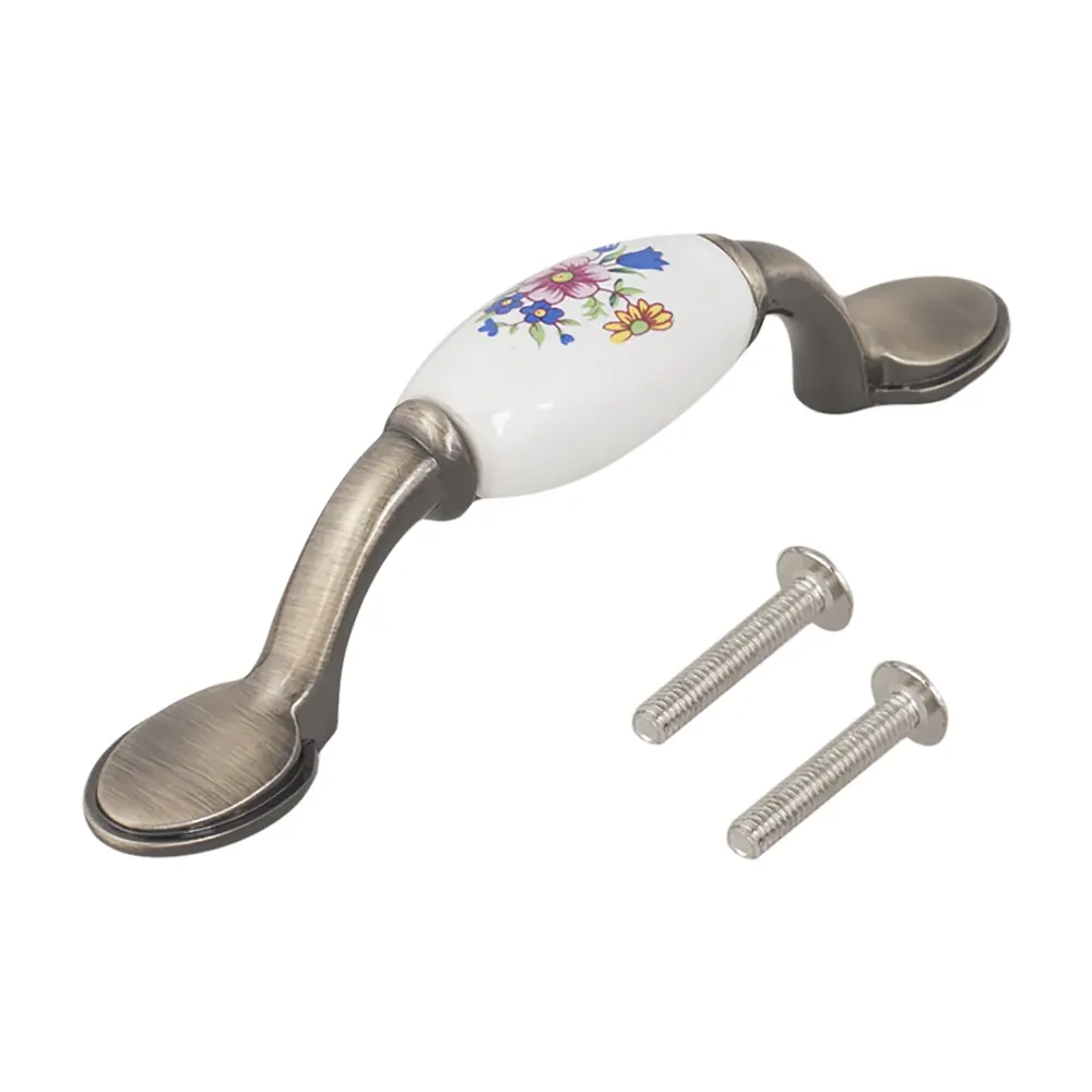 Мебельная ручка-скоба RS109AB.4/76/W01 76 мм античная бронза BOYARD STLM-2165171 - Вид №1