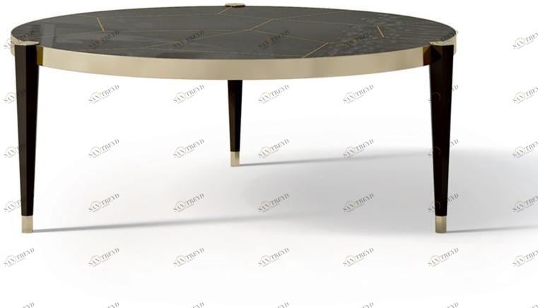 Carpanese Home Круглый деревянный журнальный столик Contemporary 7530 - 7532 - 7538