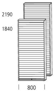 Wiesner-Hager Высокий офисный блок с тамбурными дверьми Float_fx sun-id-1497051 - Вид №1