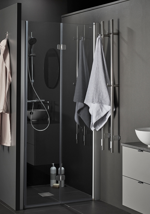 1450611 Душевая Дверь Igloo Pro Vik Niche 85 Clear Glass Hafa Прозрачный  - Вид №3