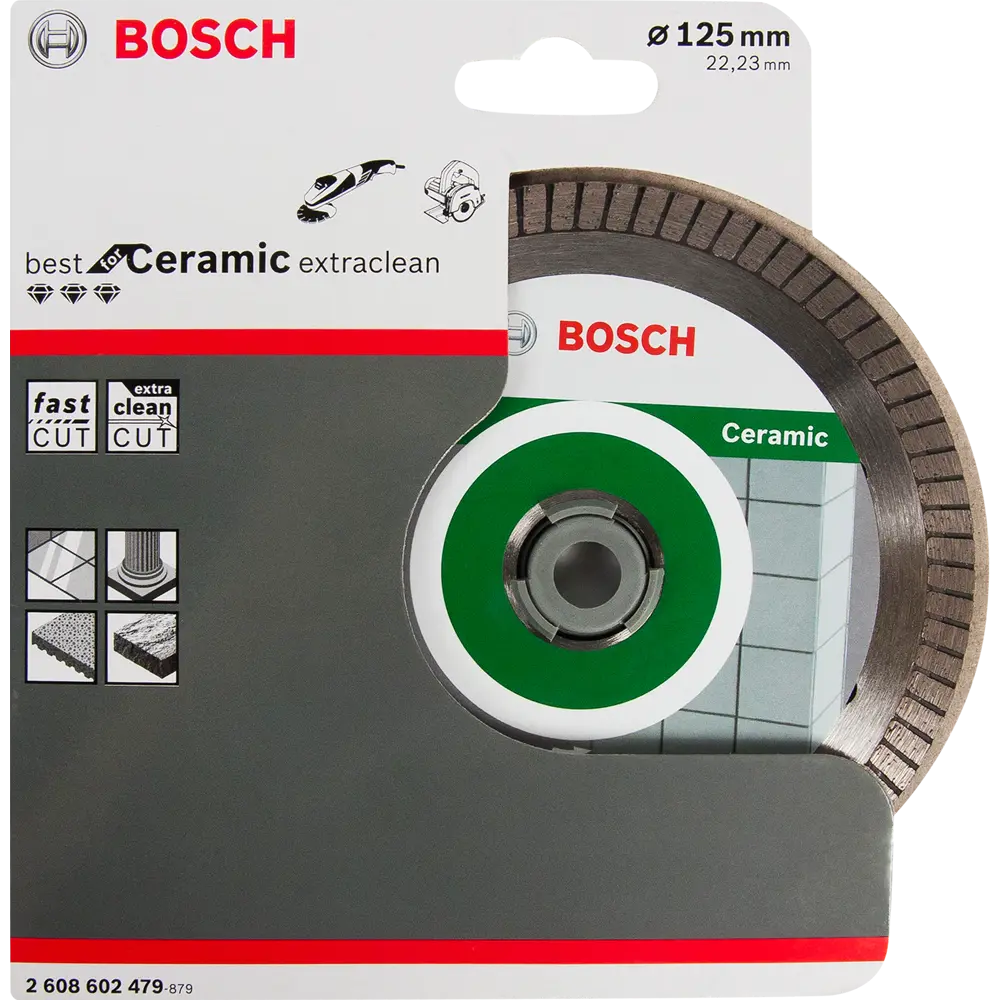Диск алмазный по керамограниту Bosch Best 2608602479 турбо 125x22.2x1.4 мм 80158966 STLM-2032383 BOSCH PROFESSIONAL  - Вид №2