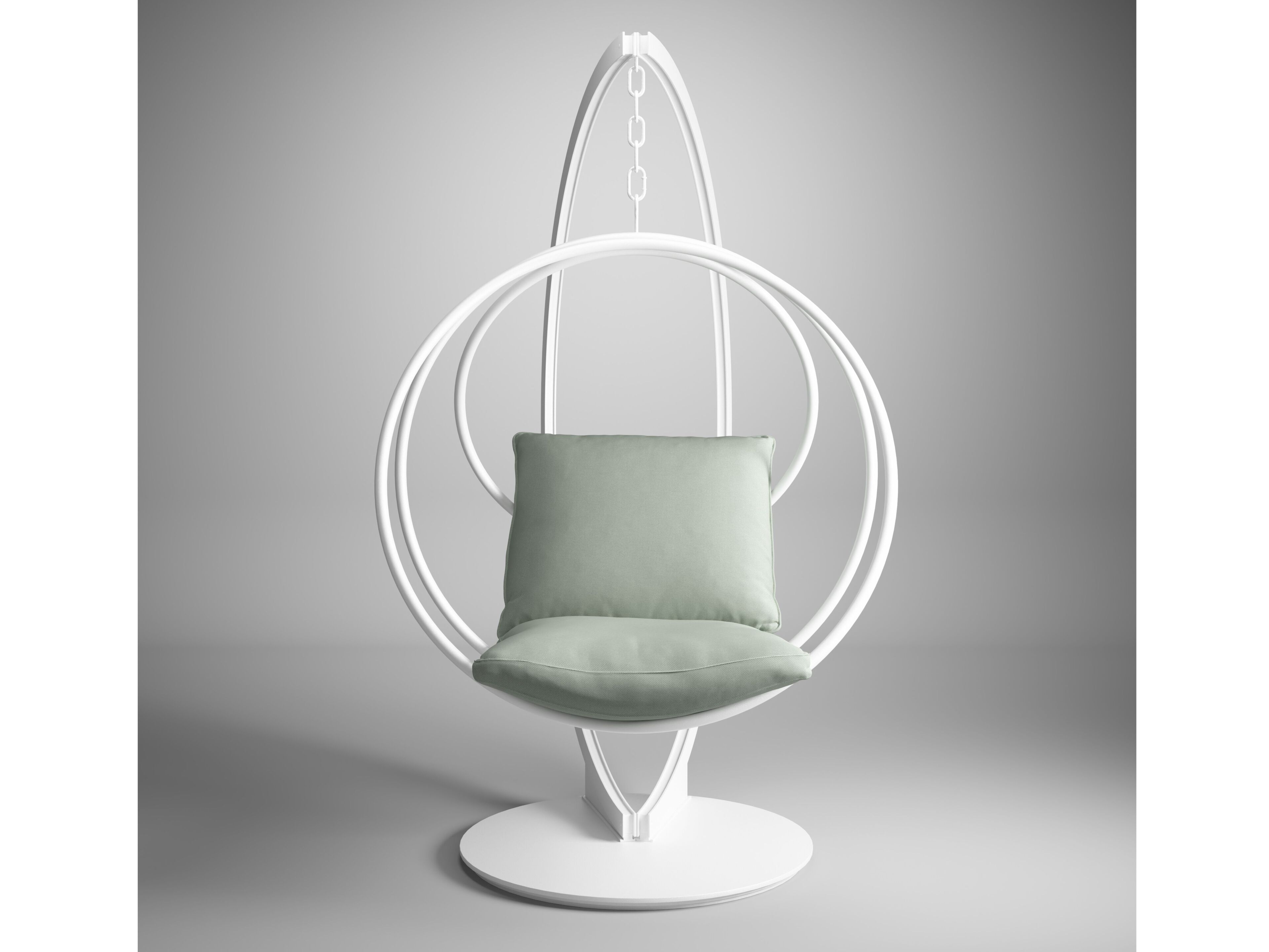 Подвесное сиденье из оцинкованной стали Galbiati Outdoor Alpemare Collection ARCH-00103186