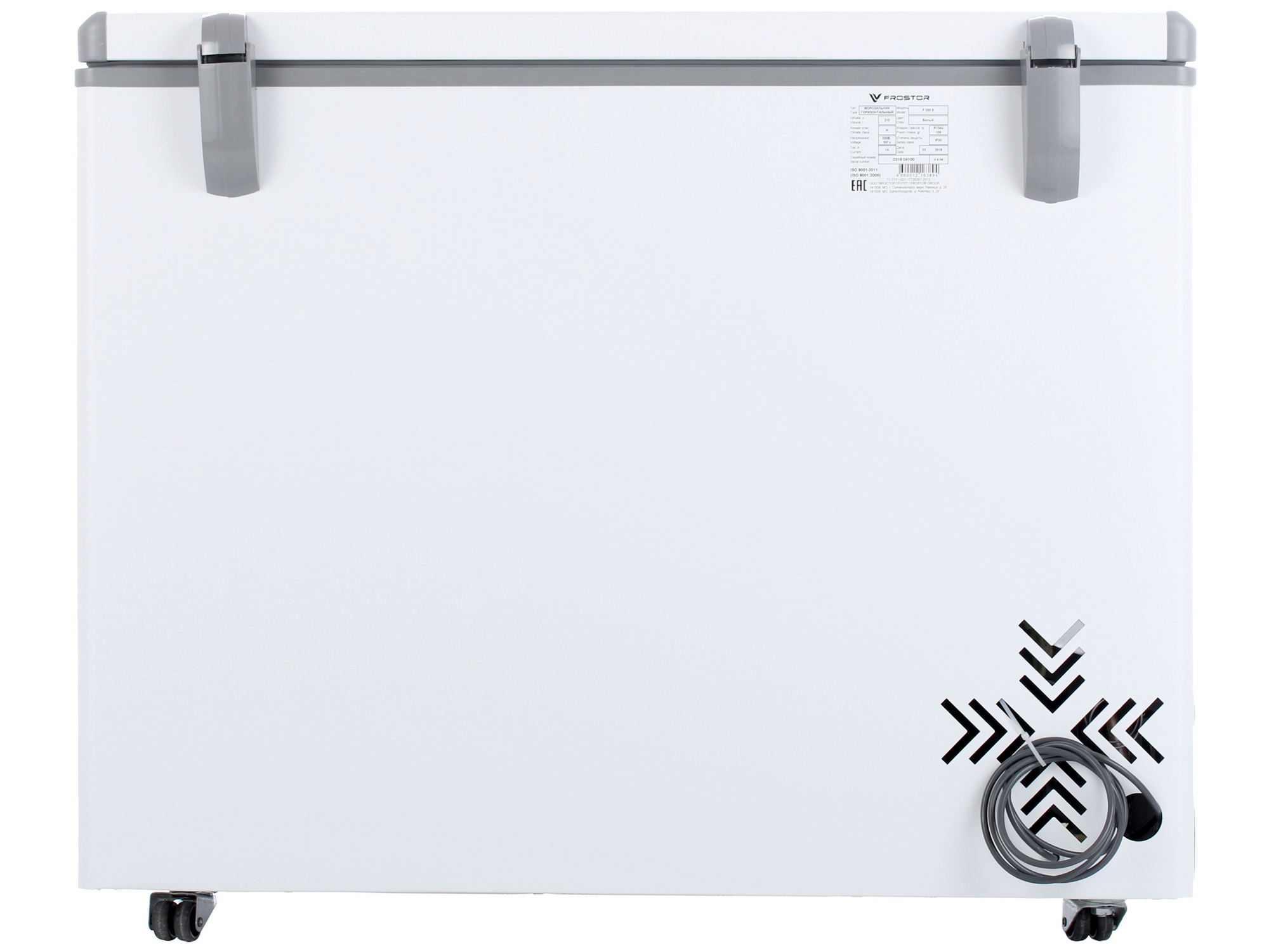 1229623 Морозильный ларь Frostor F 350 S белый STDN-0000859 - Вид №5