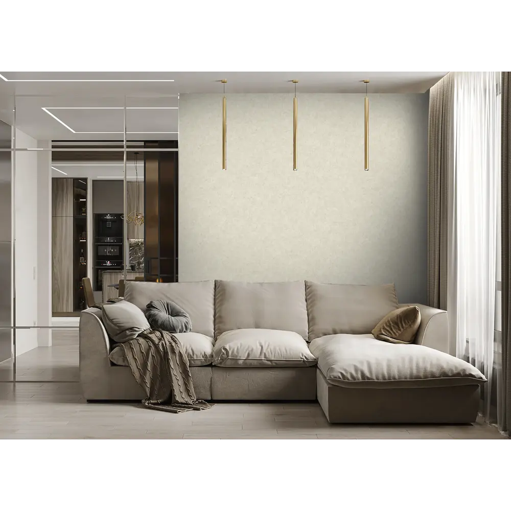 Обои флизелиновые Wallsecret Michelan бежевые 1.06 м 8852-13 89346565 STLM-2052451 - Вид №4