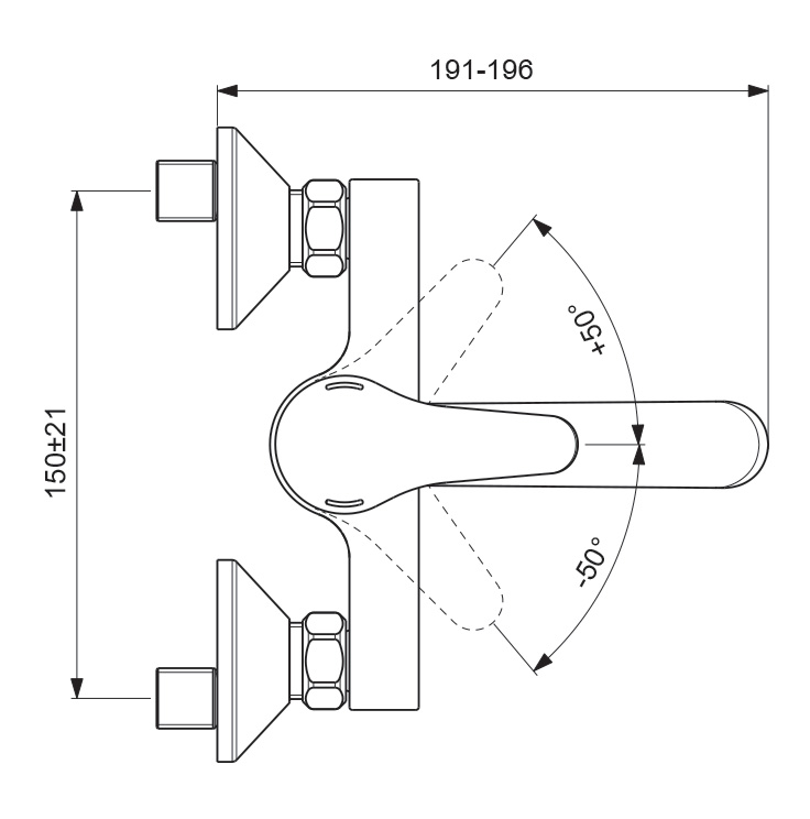 BA368AA Смеситель для умывальника VIDIMA NEXT - Вид №2