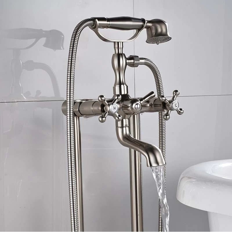 Латунный смеситель для ванны с раздельными розетками Fontana Showers FS1435 ARCH-00085804 - Вид №1